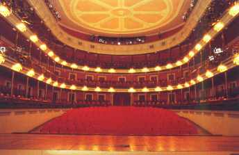 The interior of the Angela Peralta theater, restored to all of its former glory. 