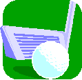 A club ready to hit the ball, where will it go? In my case straight for the nearest tree. (1.2K)
