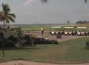 A view of the new beachfront golf course at Estrella del Mar
