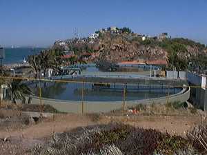 A shot of the water treatment plant.