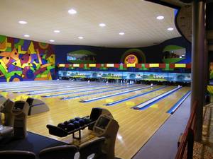 Looking down the lanes at Space Bowling