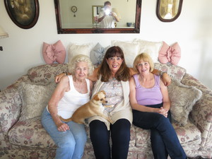 Mary, Lynne, Nadine and Mr. Cuddles