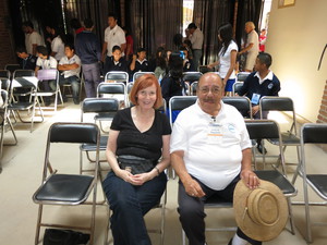 Nadine and Louis at the Science Fair